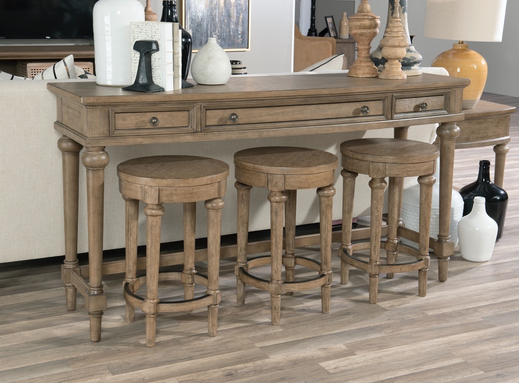 Sofa table with online 4 stools